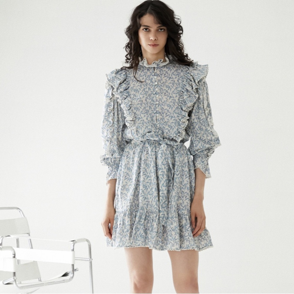 Magali Pascal linen dress Vintage Floral ( M)